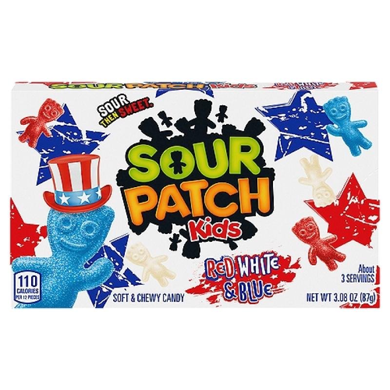 SOUR PATCH KIDS Red, White & Blue Soft & Chewy Candy - The Fresh Grocer