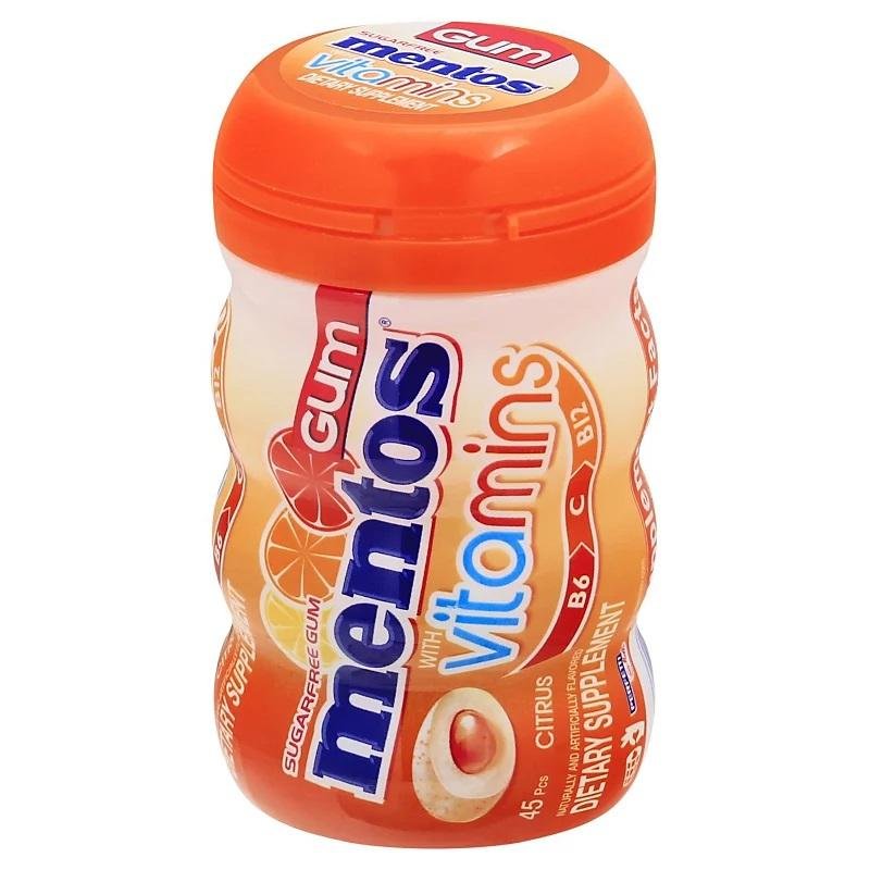 MENTOS VITAMINS CHEWING GUM SUGAR-FREE