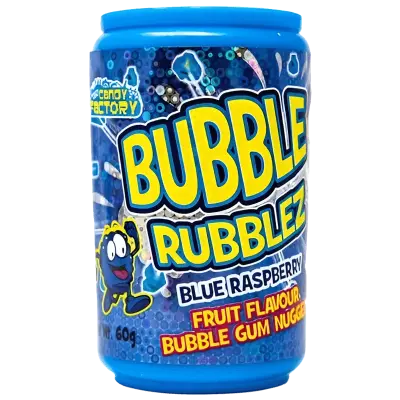 Bubble Rubblez Chewing Gum Bleu