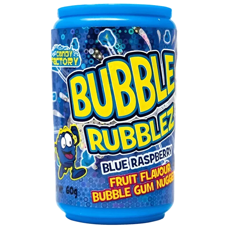 Bubble Rubblez Chewing Gum Bleu