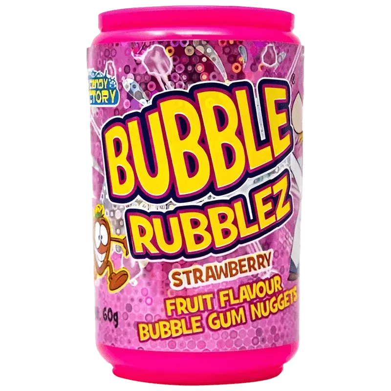 Bubble Rubblez Chewing Gum Fraise